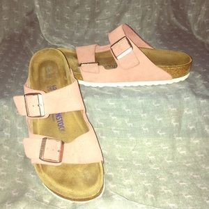 Birkenstock Arizona Suede Soft Footbed 40 Rose